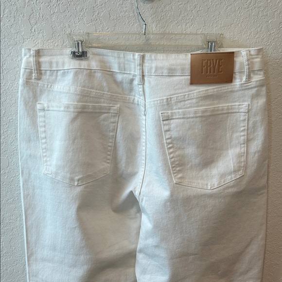 Frye Women's Cropped Cream Pants - Picture 8 of 12